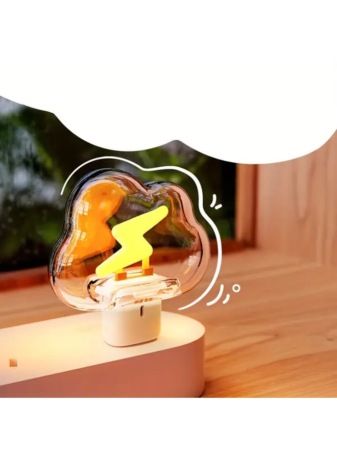 مصباح قراءة محمول USB بتصميم Lightning للديكور المنزلي والإضاءة الليلية والكمبيوتر والسفر والتخييم، بتصميم كرتوني حديث، غطاء بلاستيكي، قابل للتثبيت على الطاولة - Image 5