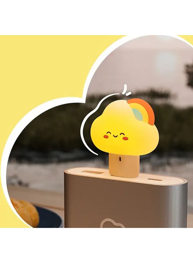 مصباح قراءة محمول USB بتصميم Lightning للديكور المنزلي والإضاءة الليلية والكمبيوتر والسفر والتخييم، بتصميم كرتوني حديث، غطاء بلاستيكي، قابل للتثبيت على الطاولة - Image 4