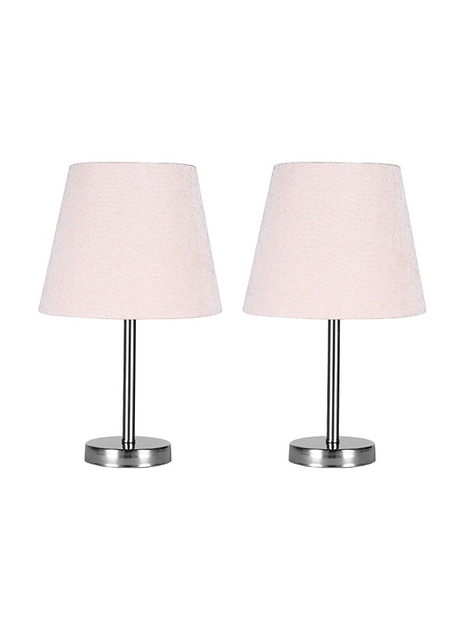El Rawda Lighting - Beige Table Lamp – 2 Pieces - Image 1