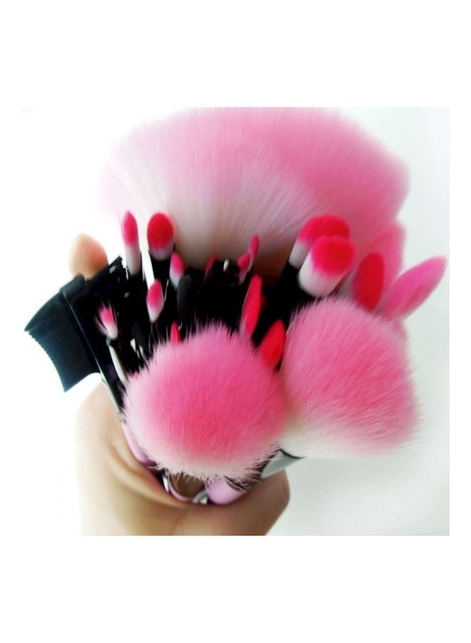 نيبمينينت طقم فرش مكياج من 32 قطعة مع علبة وردي - Image 4