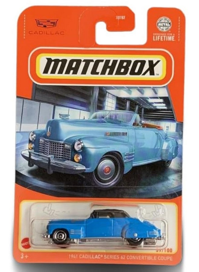 Matchbox 1941 Cadillac Series 62 Convertible Coupe (Blue) 59/100