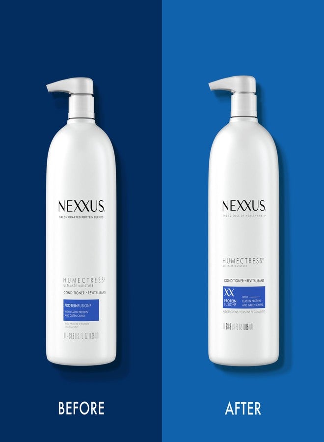 Nexxus Humectress Moisturizing Conditioner Ultimate Moisture for Dry Hair Moisturizing ProteinFusion with Elastin Protein and Green Caviar 33.8 oz - Image 4