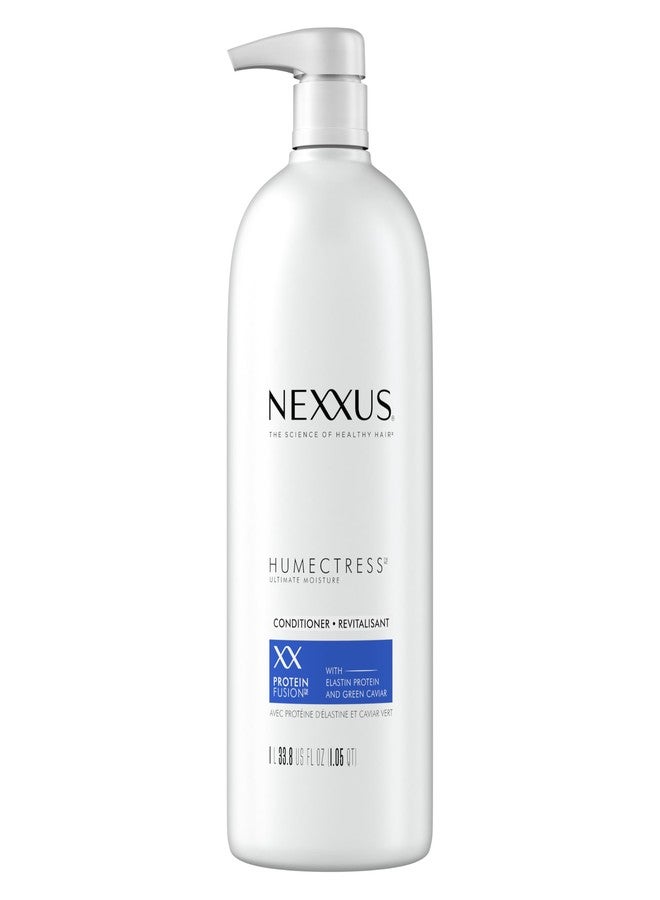 Nexxus Humectress Moisturizing Conditioner Ultimate Moisture for Dry Hair Moisturizing ProteinFusion with Elastin Protein and Green Caviar 33.8 oz - Image 1