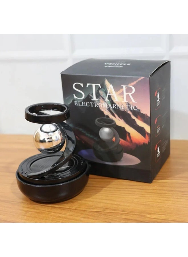 Star Sky Solar Powered Car Air Freshener with Rotating Design