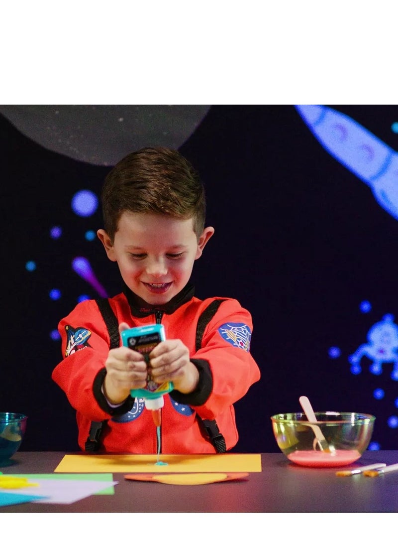 إلميرز غراء إلمر السائل المتوهج في الظلام باللون الأزرق 147 مل قابل للغسل وصديق للأطفال - Image 4