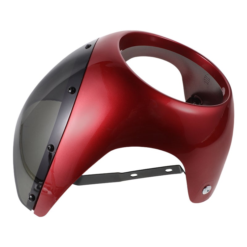 Fairing For Motorcycle - Motorcycle Wind Deflector 7 Inch Headlight Fairing Windshield Cover - Front Air Deflector For Motorbike Outdoor Riding - Image 3
