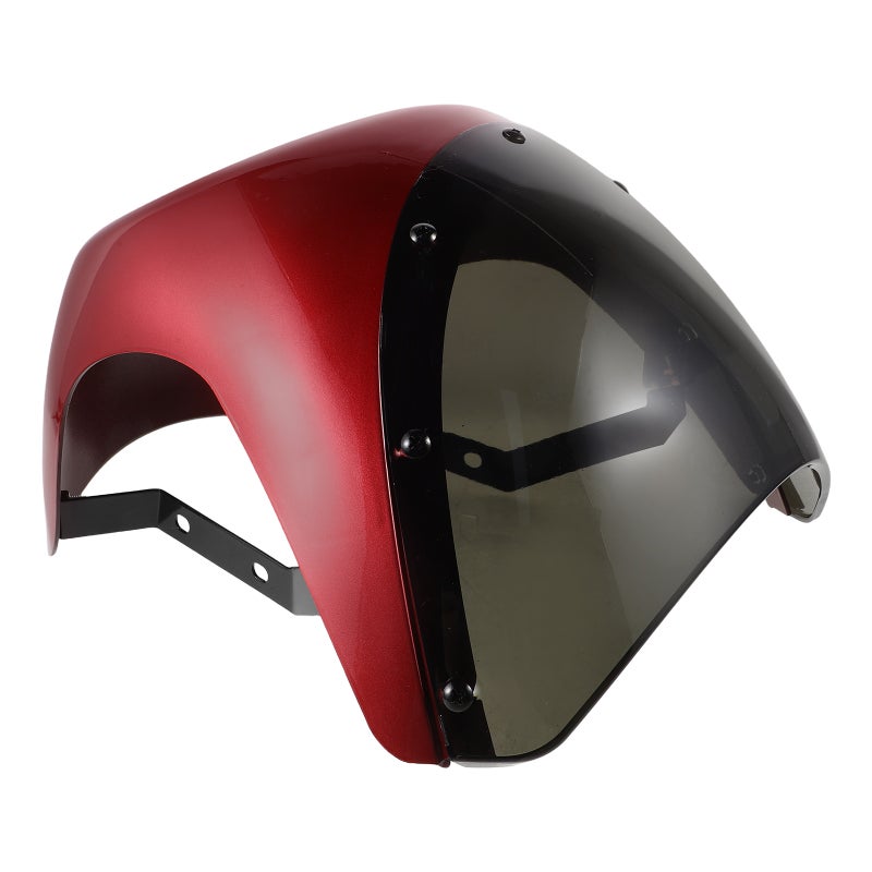 Fairing For Motorcycle - Motorcycle Wind Deflector 7 Inch Headlight Fairing Windshield Cover - Front Air Deflector For Motorbike Outdoor Riding - Image 4