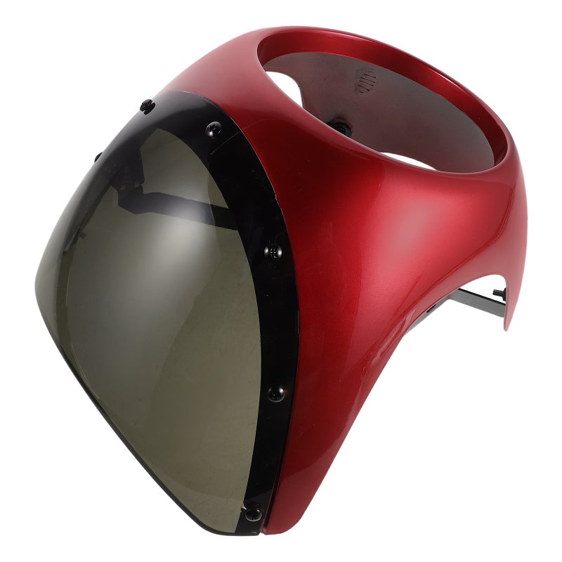 Fairing For Motorcycle - Motorcycle Wind Deflector 7 Inch Headlight Fairing Windshield Cover - Front Air Deflector For Motorbike Outdoor Riding - Image 5