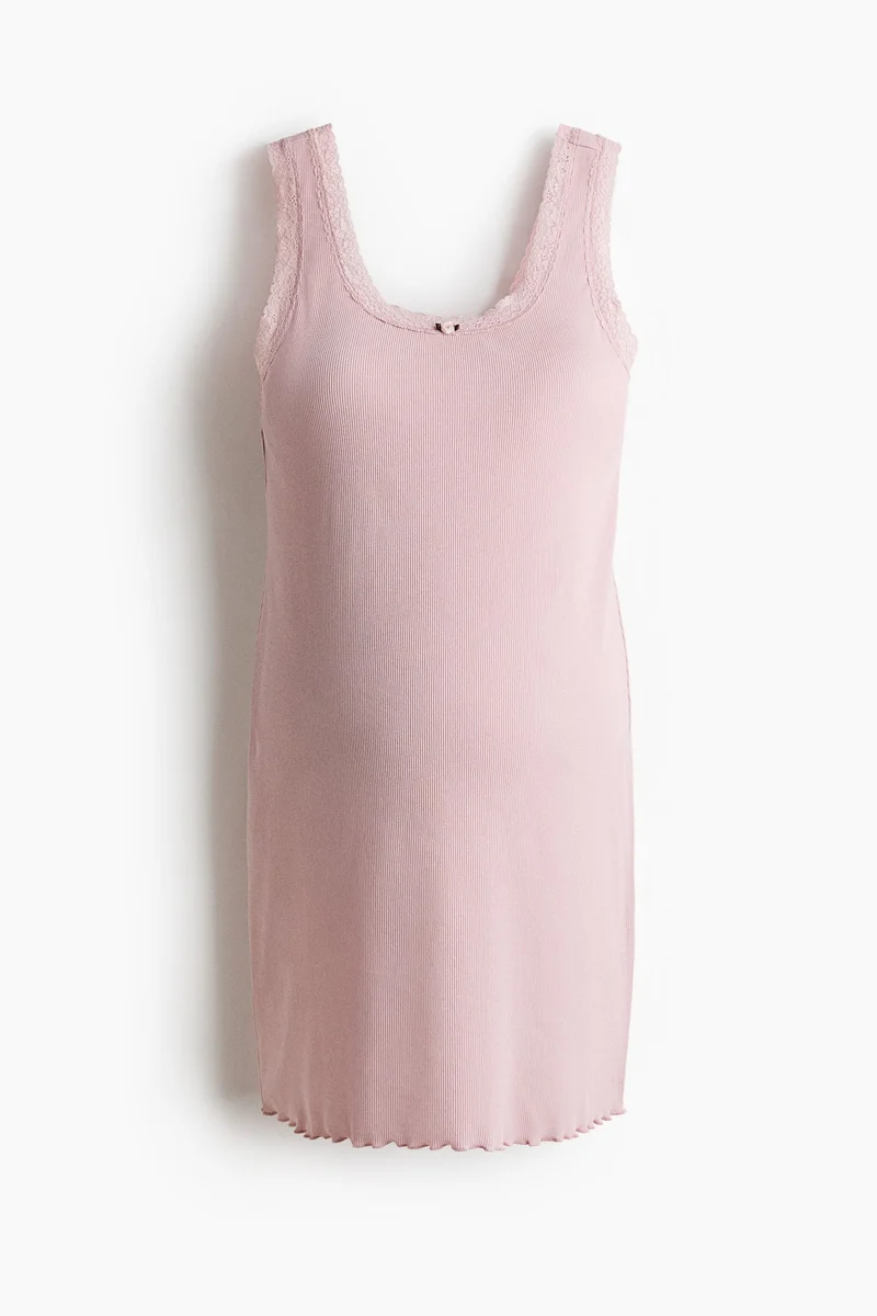 H&M MAMA Ribbed jersey nightdress