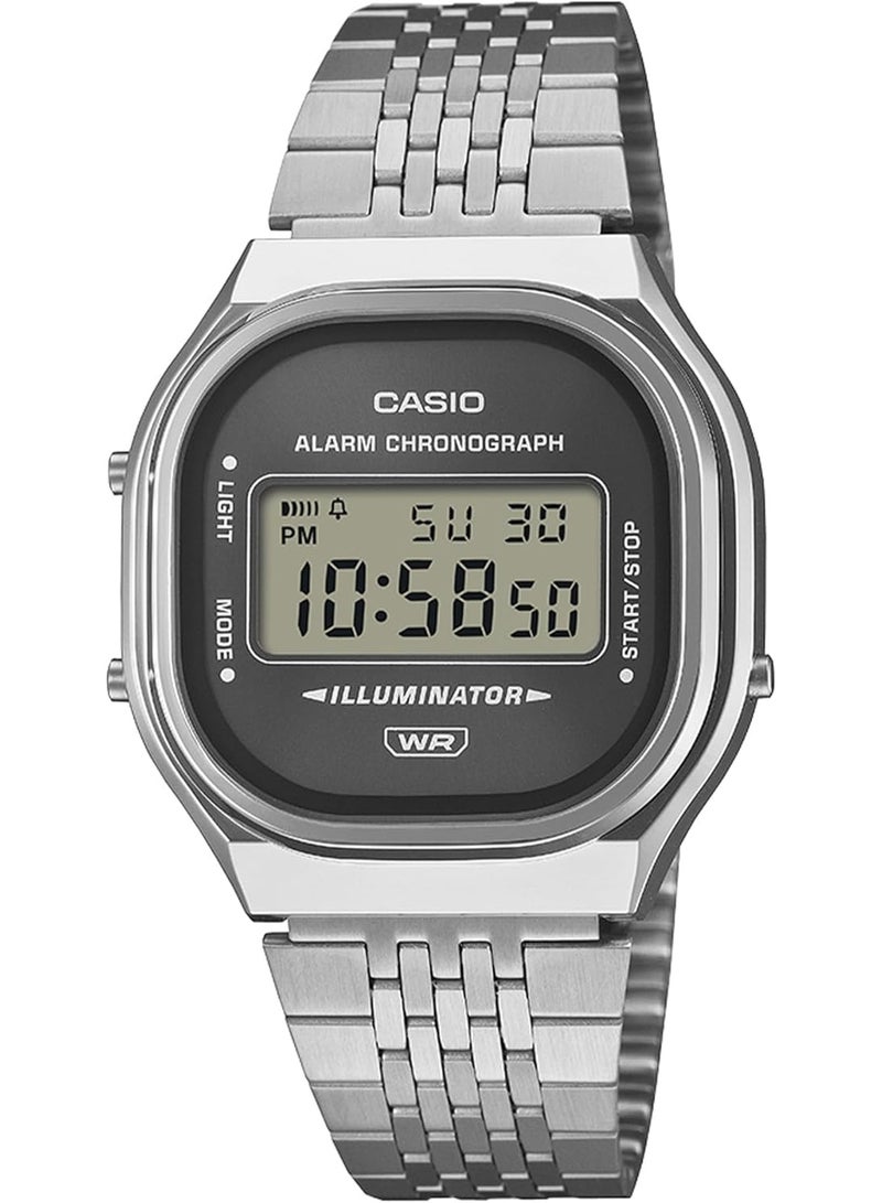 Casio Vintage Digital Watch A140WE-8ADF, Silver - 39 × 36.8 × 10.4 mm - Image 1