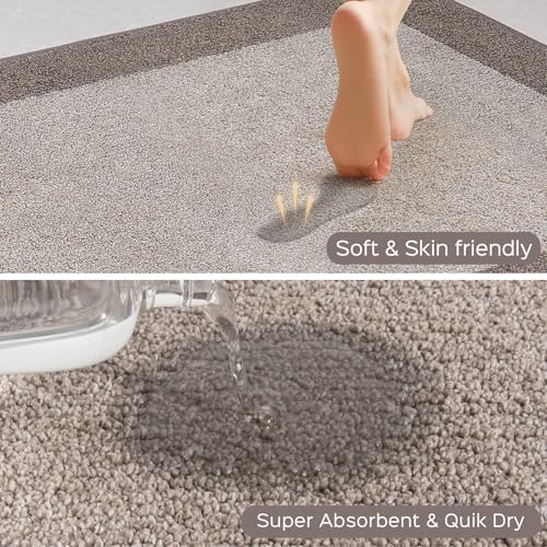 DOMUSTEX Machine Washable Kitchen Rug 24" x 36", Non Slip Kitchen Mat for Floor, Absorbent Entrance Throw Rug for Bedroom, Hallway, Bathroom, Door - Image 2