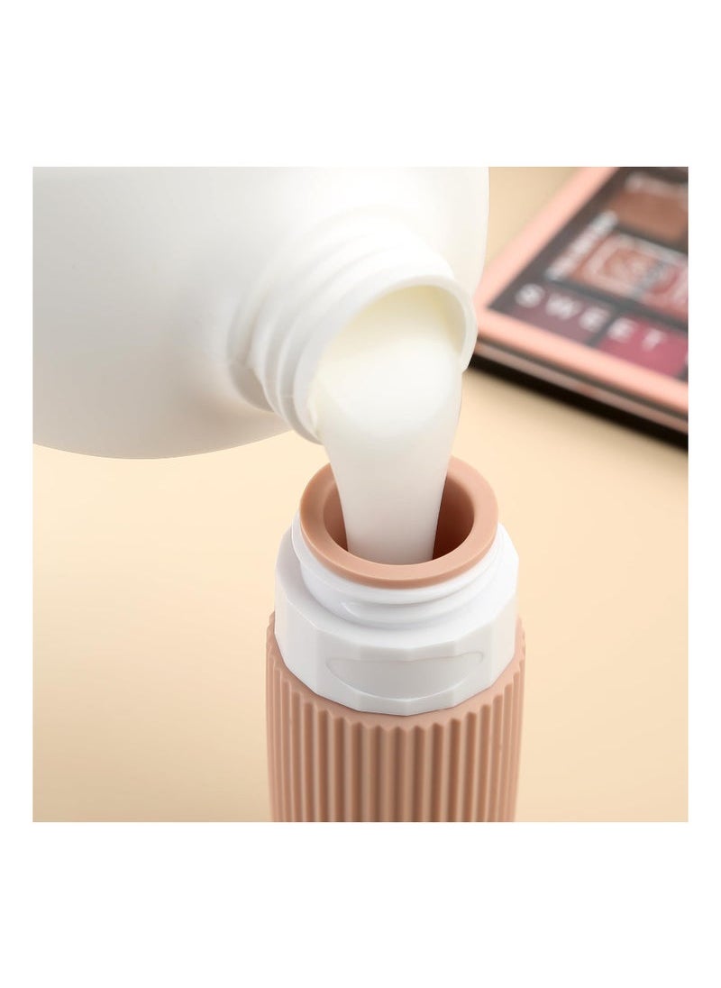 Captaintech Travel Bottles for Toiletries, TSA Approved Travel Size Containers BPA Free Leak Proof Refillable Liquid Silicone Squeezable Travel Accessories for Shampoo Conditioner Lotion, 90ml  - Image 3