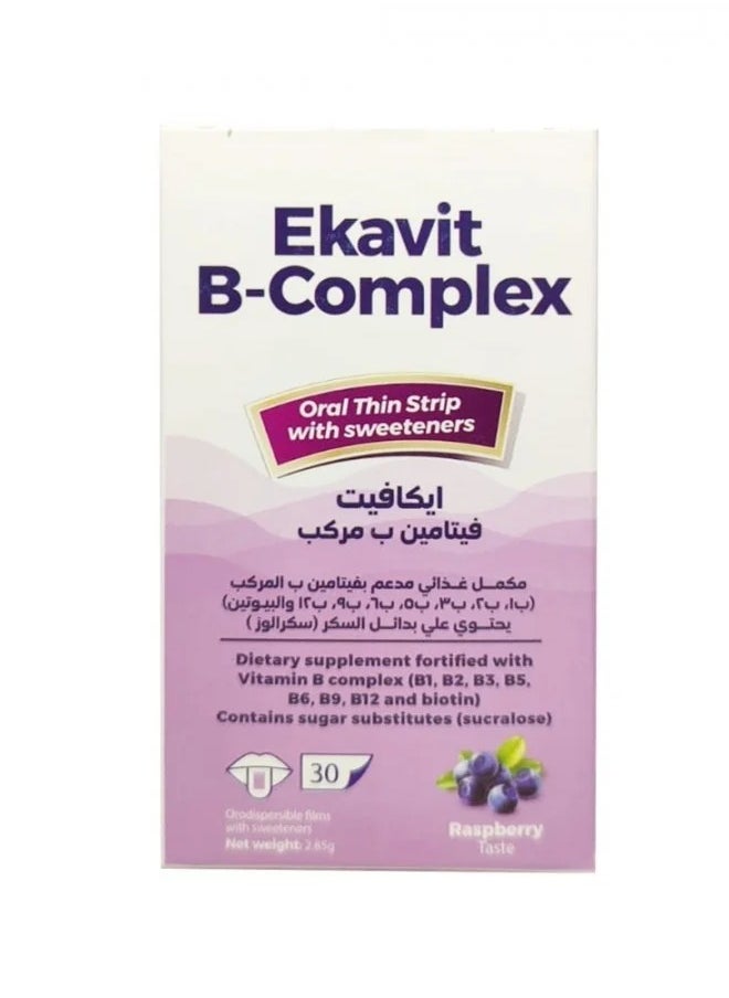 Astrix Pharma - Ekavit Vitamin B Complex 30 Soluble Strips - Image 1