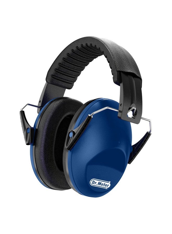 دكتور ميتر سماعات أذن دكتور ميتر لإلغاء الضوضاء: سماعات رأس SNR27.4 عازلة للضوضاء للأطفال مع عصابة رأس قابلة للتعديل، وواقيات أذن لحماية السمع لشاحنات الوحوش والألعاب النارية والأطفال المصابين بالتوحد، لون أزرق داكن - Image 3