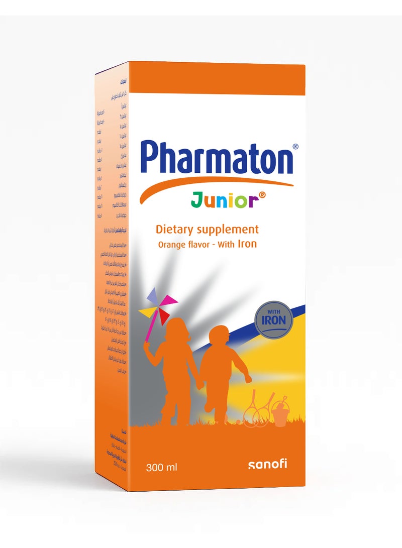 Pharmaton Junior With Iron Syrup 300 Ml - Image 2