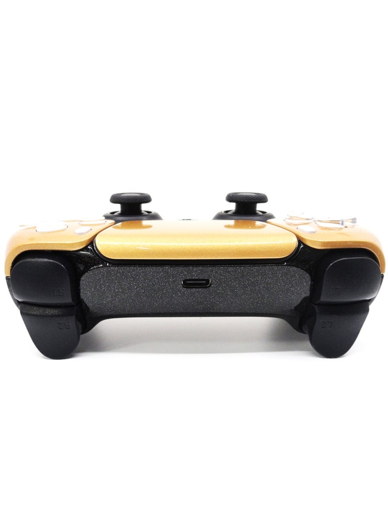 CRAFT by MERLIN PAINTED PLAY STATION 5 DUAL SENSE WIRELESS CONTROLLER METALLIC GOLD - Image 4