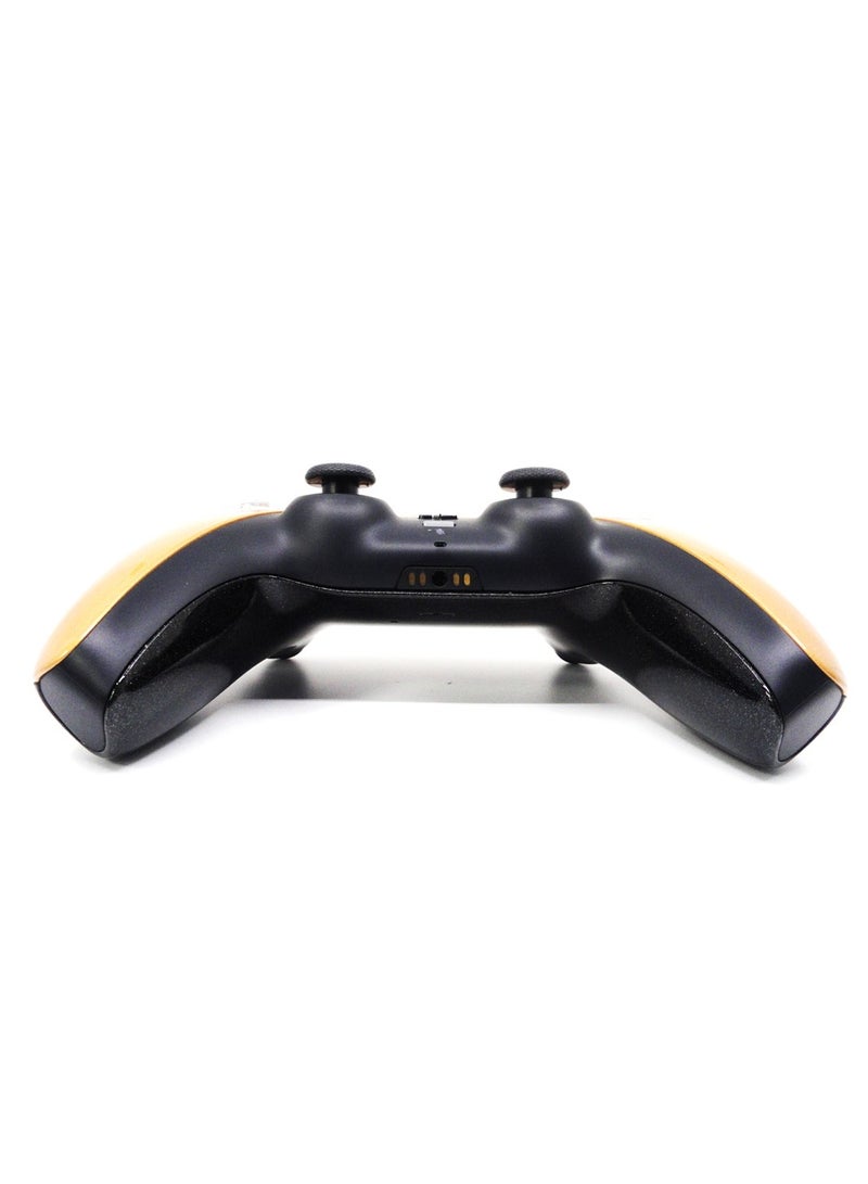 CRAFT by MERLIN PAINTED PLAY STATION 5 DUAL SENSE WIRELESS CONTROLLER METALLIC GOLD - Image 5