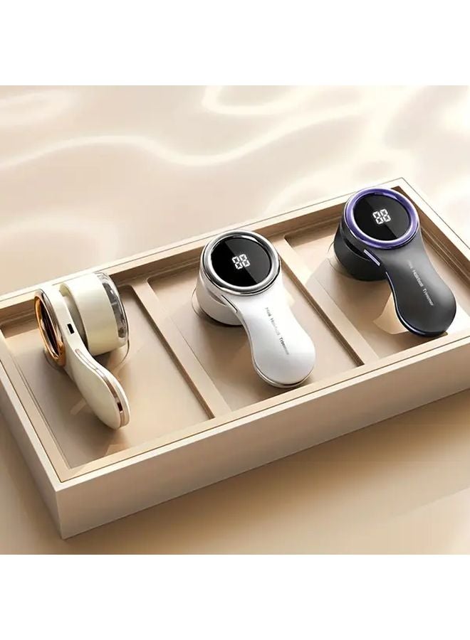 مزيل الوبر المحمول القابل لإعادة الشحن عبر منفذ USB الأسود للملابس وسترات الصوف ووبر الحيوانات الأليفة - Image 4