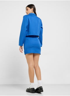 Ginger Cropped Blazer & Mini Skirt Coord Set  - Image 2