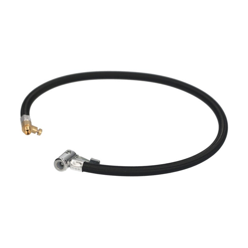 Air Inflator Hose: 10cm Deflated Black Durable Flexible Material - 100% Factory Tested Leakproof Thumb Press Operation Tire Inflator Hose for Bike Motorcycle Car Tire Fill - Image 4