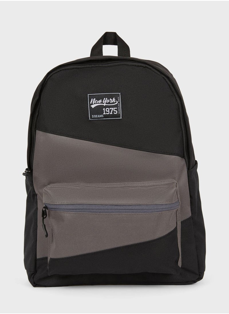 DeFacto Color Block Backpack  - Image 1
