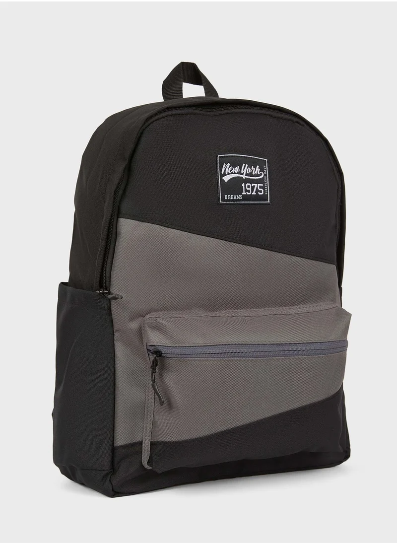 DeFacto Color Block Backpack