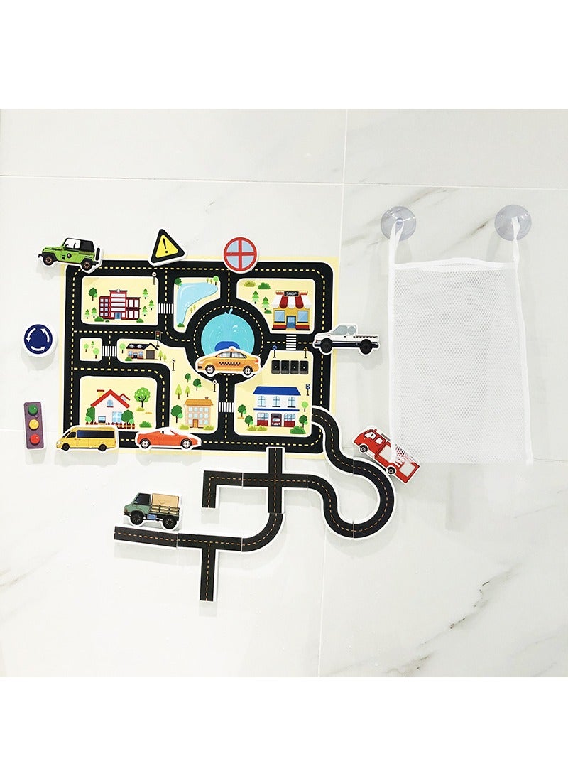 GUDOO ملصقات بيب بيب للحمام في حوض الاستحمام، نشاط استحمام للأطفال - Image 2