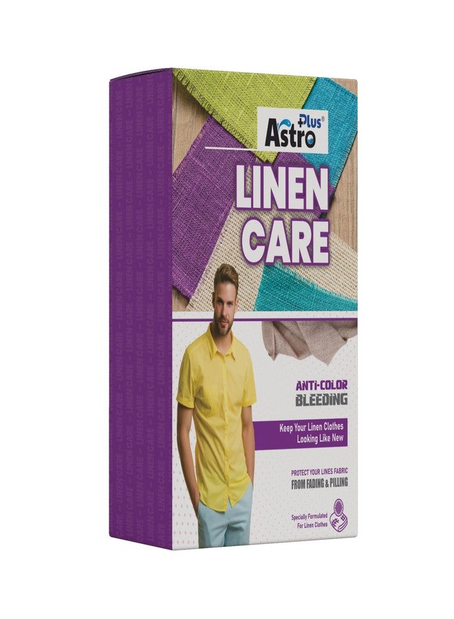 ASTRO PLUS + Astro Plus+ Linen Care Best Washing Liquid-Detergent - Gentle, Eco-Friendly Cleaner for Delicate Linen Fabrics - Powerful Stain Removal (5 Pouch x 40 ml each) - Image 1