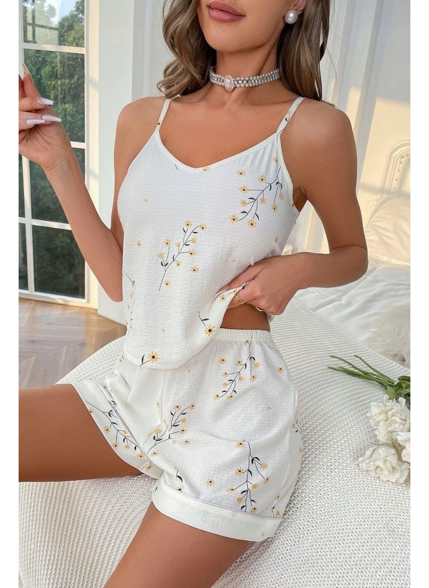 Bella Notte 2 Piece Ecru Warmth of Spring Nightgown Set  - Image 2