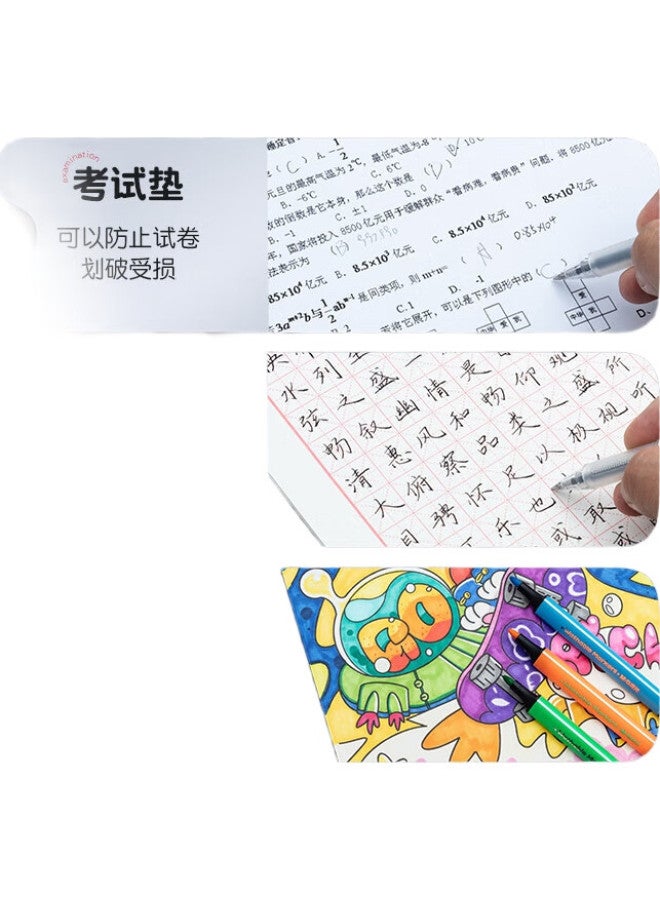 M.G M&G Stationery A4 Exam Writing And Drawing Pad For Primary School Students, Soft Transparent Desk Mat For Study, Exam-Specific For Middle And High School Entrance Exams, Kongmiao Adb98324 - Image 2