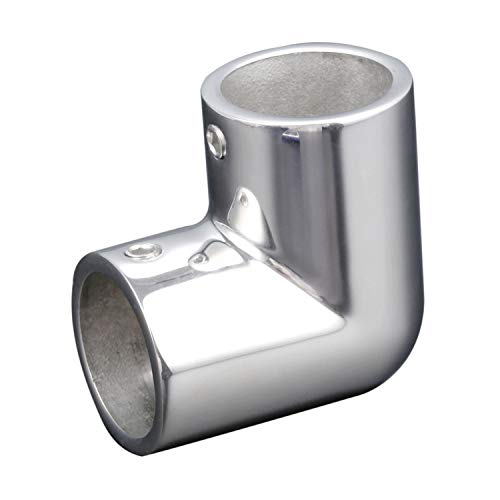 NRC&XRC Heavy Dudy Marine Grade 316 Steel Stainless 2-Way Boat Hand Rail Fitting 90 Degree Elbow for 7/8" O.D. Tube - Image 4