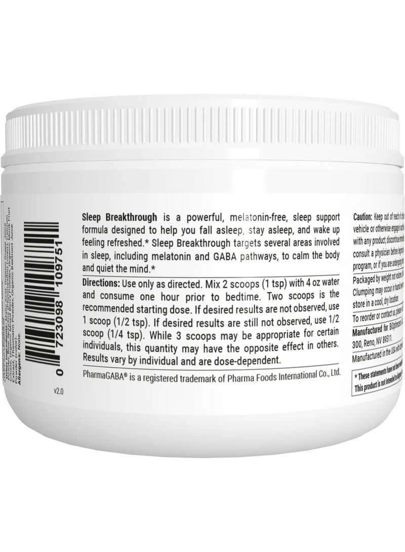 BiOptimizers Sleep Breakthrough Blue Berry Dreams205g - Image 2