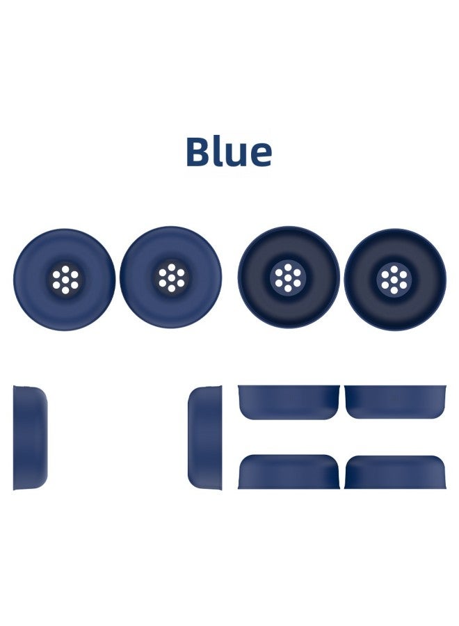 Suitable For JBL Tune 520BT Headset Bluetooth Headset Earmuffs Silicone Protective Cover Dustproof Soft Case Replacement-Color:Blue-Model:T25  - Image 1