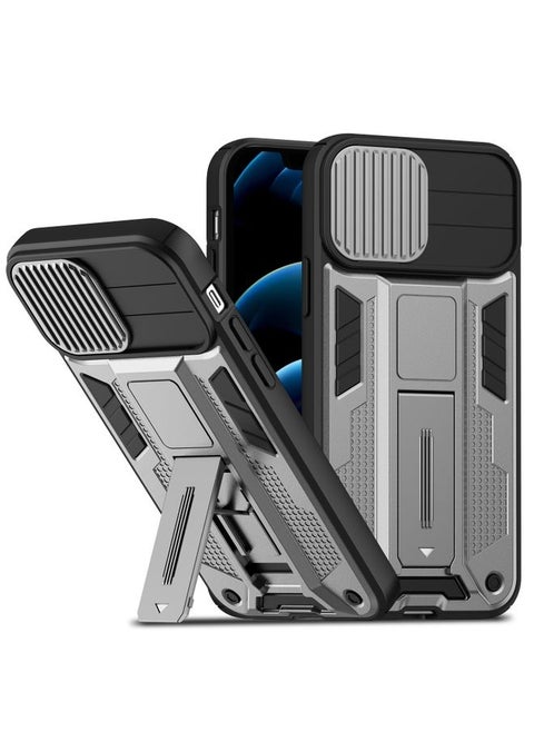 Case Cover For iPhone 11 Sliding Camera Cover Design Phone Case Silver