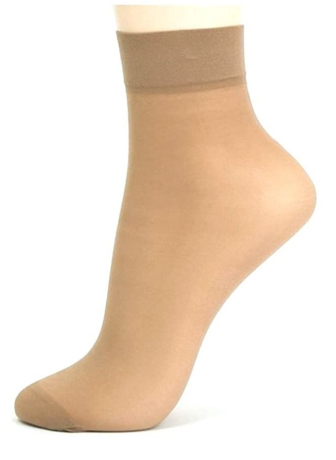 Be-Queen 12 Pairs Women's Ankle High Sheer Socks - One Size - Lightweight Stockings  - Image 3