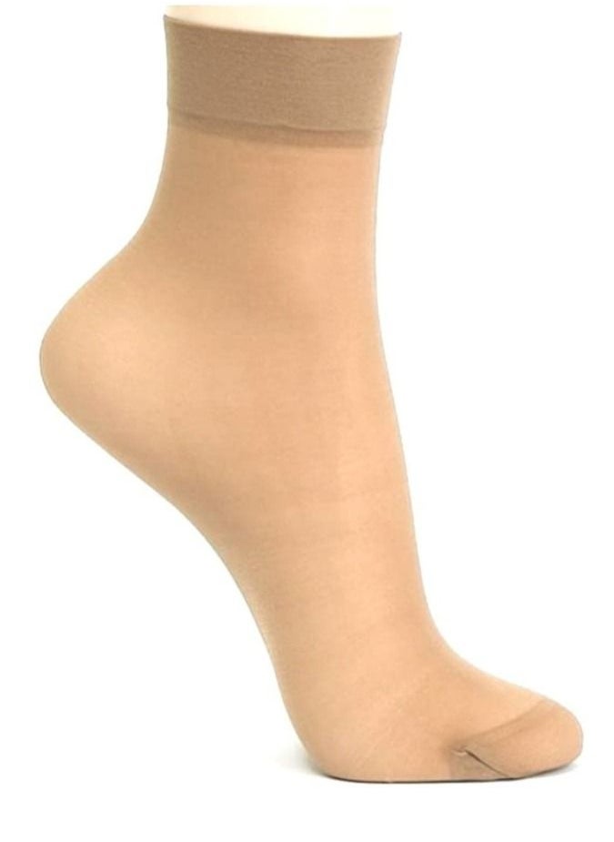 Be-Queen 12 Pairs Women's Ankle High Sheer Socks - One Size - Lightweight Stockings  - Image 2