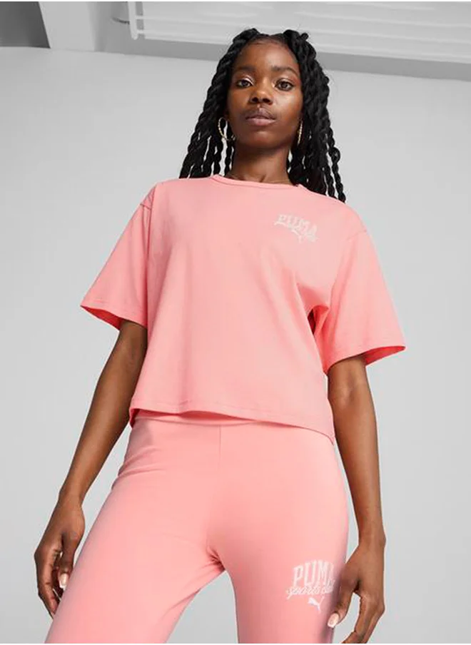 بوما Class Relaxed Cropped T-Shirt