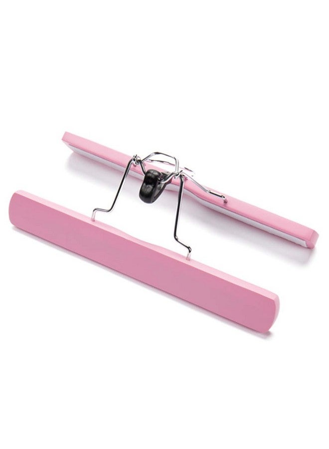 Hairro Portable Hair Extensions Carrier Nonwoven Dustproof Storage Case With Wooden Hanger For Human Hair Extensions(Light Pink) - Image 5