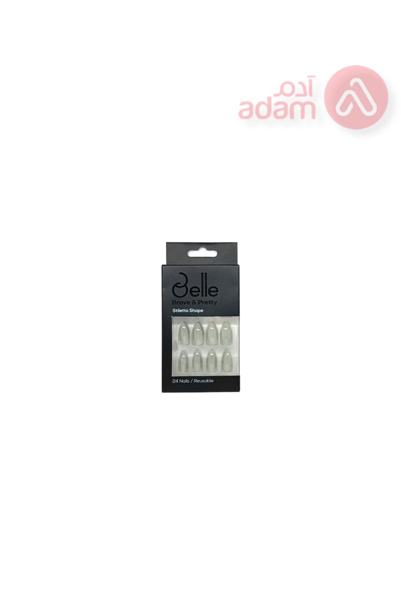BELLE NAILS WADAQ (GREY GLOSSY)