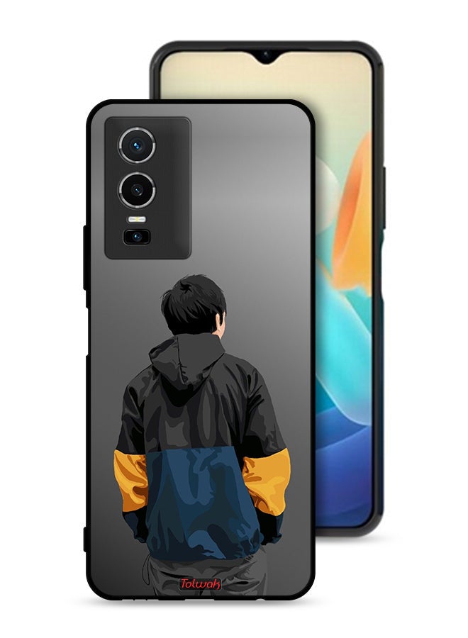 Tolwak Vivo Y76 5G Protective Case Cover Boy Portrait Art - Image 1