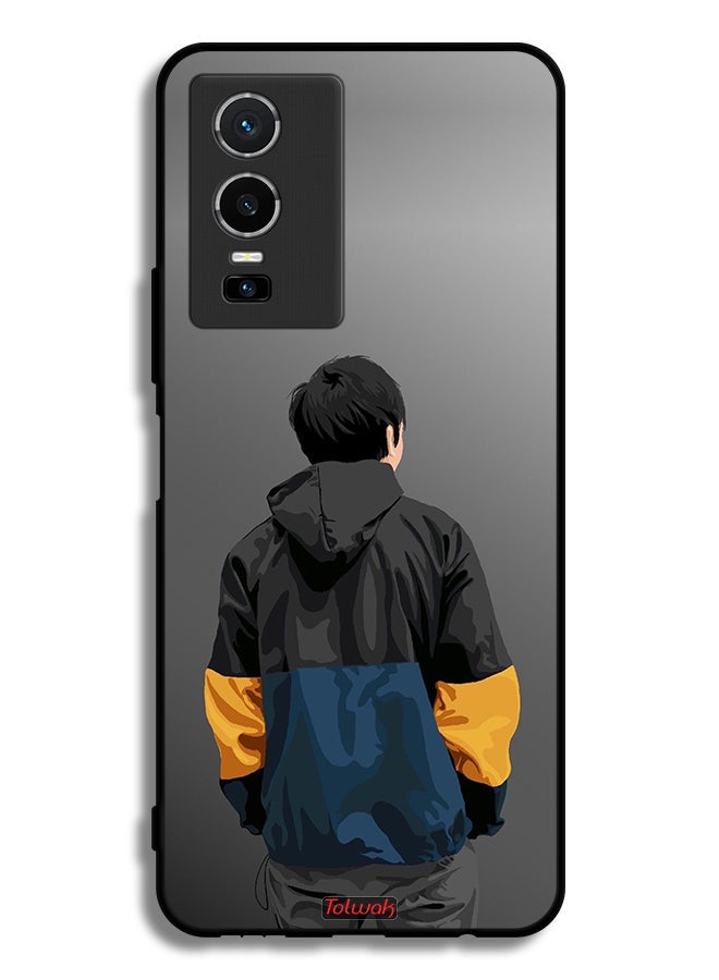 Tolwak Vivo Y76 5G Protective Case Cover Boy Portrait Art - Image 2