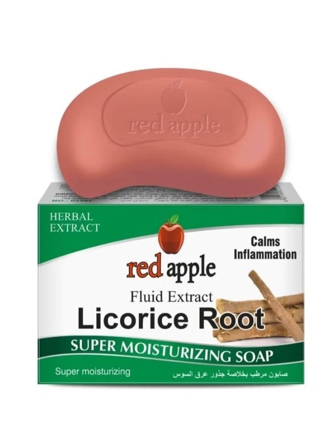 Red Apple Soap with Licorice Root Extract - Image 1
