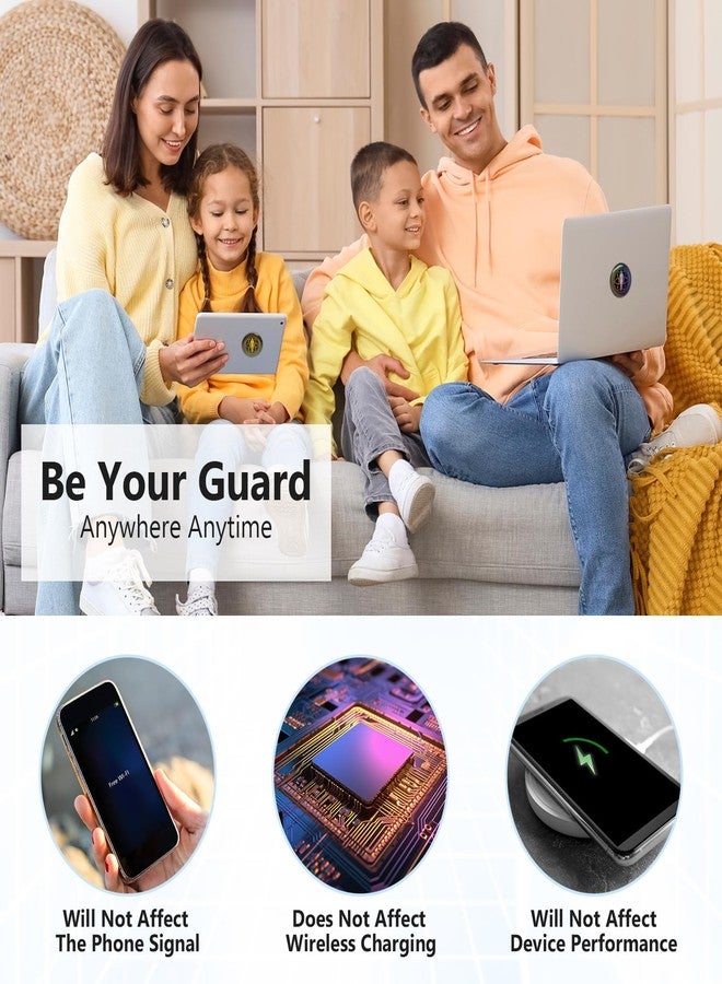 زنون ملصقات زونون 18 قطعة لحجب الإشعاع الكهرومغناطيسي، مناسبة لأجهزة إشعاع الهواتف المحمولة، وأجهزة تحييد الإشعاع، وملحقات لأجهزة الكمبيوتر المحمولة (مستقبلية). - Image 4