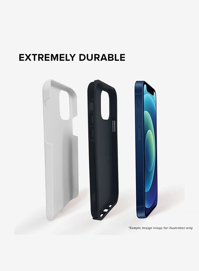 Stylizedd Tough Pro Series for Apple iPhone 12 Pro Case Dual Layer hybrid PC TPU Customized Mobile Cover Shield with inner TPU protection Matte Finish - Football Team - UAE Player Name - Omar.A - Image 1