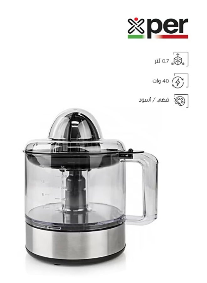 XPER Citrus Juicer 40 Watts, Capacity 0.7 Liters | XPCC40PS - Image 1