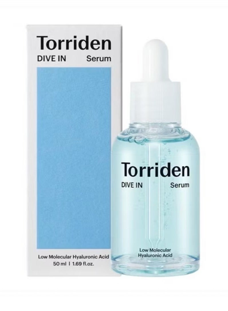 Torriden DIVE-IN Low-Molecular Hyaluronic Acid Serum, 1.69 fl oz | Fragrance-free Face Serum for Dry, Dehydrated, Oily Skin | Vegan, Clean, Cruelty - Image 1