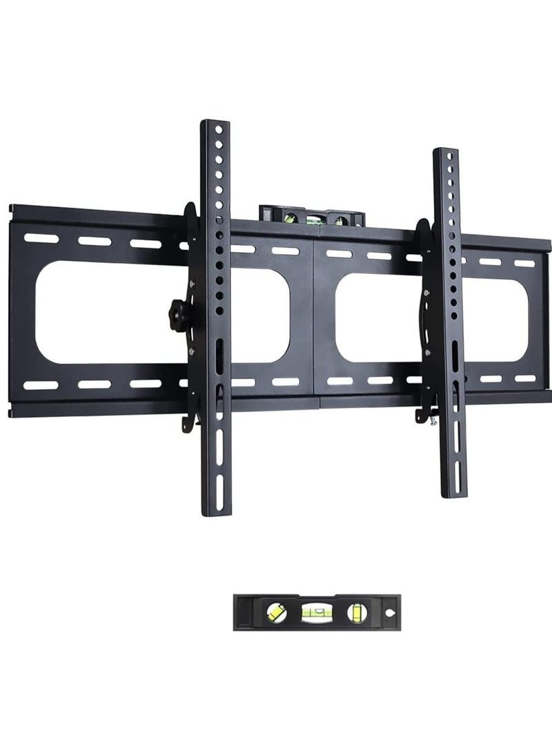 Fixed TV Wall Mount Bracket, Universal Tilt TV Heavy Duty Wall Mount Adjustable TV Stand for LED LCD OLED Plasma TV with Super Strong 50kg Weight Capacity VESA up to 700 x 400