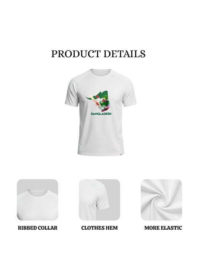 PRINTSHOP4ME Bangladesh Cricket T-Shirt For Men – Breathable Dry-Fit Jersey With Round Neck – Ideal For Cricket Practice,Sports Training,Outdoor Activities And Everyday Casual Wear - Image 4