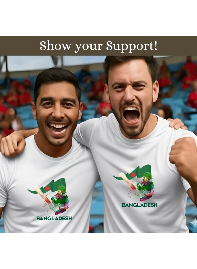 PRINTSHOP4ME Bangladesh Cricket T-Shirt For Men – Breathable Dry-Fit Jersey With Round Neck – Ideal For Cricket Practice,Sports Training,Outdoor Activities And Everyday Casual Wear - Image 5