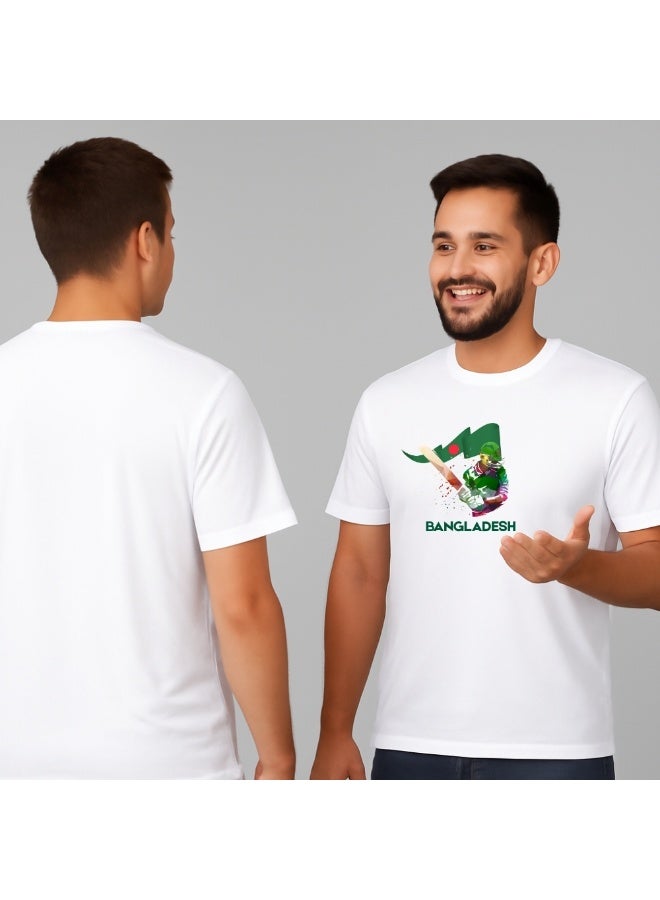 PRINTSHOP4ME Bangladesh Cricket T-Shirt For Men – Breathable Dry-Fit Jersey With Round Neck – Ideal For Cricket Practice,Sports Training,Outdoor Activities And Everyday Casual Wear - Image 3